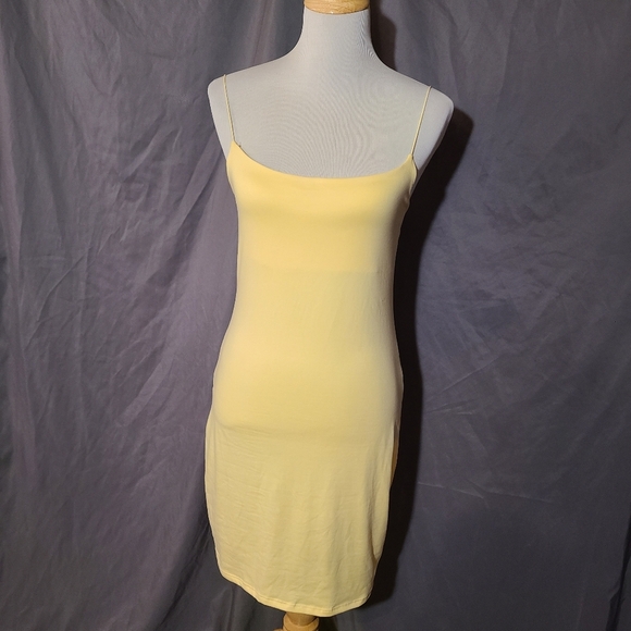 Yellow Spaghetti Strap Dress - Picture 1 of 5